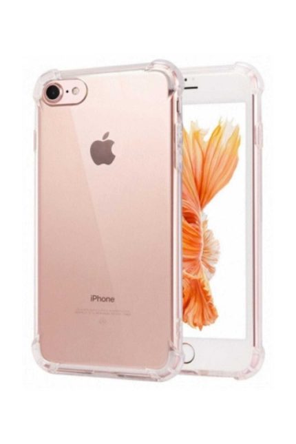 Apple Iphone 7 8 Ultra Ince Şeffaf Airbag Anti Şok Silikon Kılıf