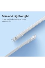 İphone 12 Pro Max 6.7 Uyumlu Kılıf Airbag Crystal Sert Pc Antishock Darbe Emici Kenar Şeffaf Silikon - Görsel 4