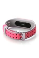 Xiaomi Mi Band 5 -tokalı-soft-akıllı Bileklik Kordon Kayış 3m Sport Serisi Pembe-gri Renk - Görsel 2