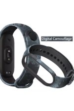 Xiaomi Mi Band 5 Akıllı Bileklik Kamuflaj Renkler Kordon Kayış - Görsel 2