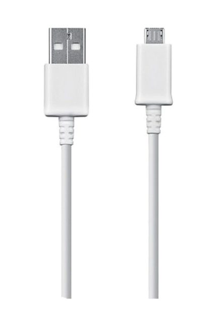 Samsung Hızlı Şarj Kablosu Usb Veri Kablosu Beyaz