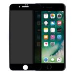 Iphone 7 Plus- 8 Plus 6d Kavisli Temperli Hayelet Ekran Koruyucu (renk - Siyah) Kırılmaz Cam