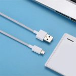 Micro Usb Data Ve Şarj Kablosu 1m - Beyaz