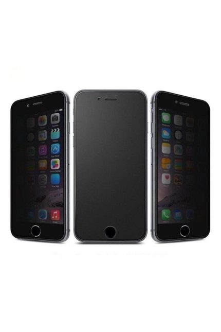 For Apple Iphone 7 / 8 / SE 2020 MAT Seramik Cam 9d Ekran Koruyucu Tam Kaplama Siyah