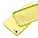 Iphone 6 / 6s Uyumlu Sarı Içi Kadife Lansman Silikon Kılıf
