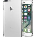 Apple Iphone 8 Plus Kılıf Antishock Silikon Köşeli Şeffaf Airbag Arka Kapak