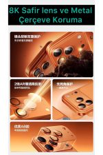İphone 17 Pro Max 3'Lü Set Kamera Lens Koruyucu Toz ve Kir Önleyici Metal Filitre -Yapışkanlı Tıpa - Görsel 2