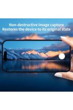 İphone 17 Pro Max 3'Lü Set Kamera Lens Koruyucu Toz ve Kir Önleyici Metal Filitre -Yapışkanlı Tıpa - Görsel 5
