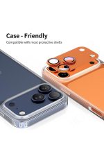 İphone 17 Pro Max 3'Lü Set Kamera Lens Koruyucu Toz ve Kir Önleyici Metal Filitre -Yapışkanlı Tıpa - Görsel 8