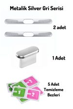 İphone 15Pro-15Promax-16Pro Max-17-17Pro-17 Pro Max Toz Kir Önleyici Hoparlör Mikrofon Metal Filitre