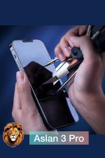 İphone 17Pro Uyumlu Aslan 3 Pro Ekran Koruyucu Kırılmaz Cam Kavisli Anti Static Çizilmez Cam - Görsel 2