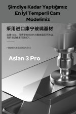 İphone 17 Uyumlu Aslan 3 Pro Ekran Koruyucu Kırılmaz Cam Kavisli Anti Static Çizilmez Cam - Görsel 8