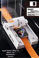 Apple Watch Ultra 1-2 modelleri 49mm Aslan 3 Pro Kavisli Nano Ekran Koruyucu