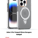 İphone 16Plus Telefonlara Uyumlu Yeni Aslan 3 Pro 360 Full Korumalı Kapak Kılıf