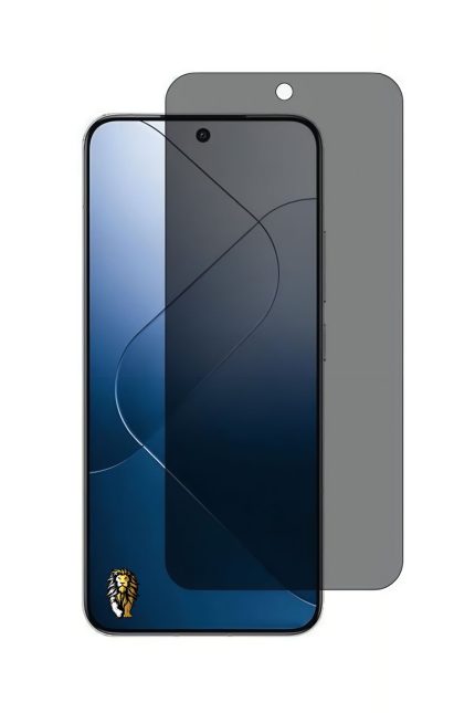 Xiaomi14t pro-hayalet privacy gizli Uyumlu Cam Aslan 3 Pro Ekran Koruyucu Kavisli Temperli Cam