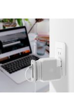 Apple 96w -85W Şarj Cihazı 87W Adaptör Düzenleyici Kablo Koruyucu Kılıf MacBook A2166 -A1719 - Görsel 4