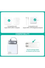 Apple 96w -85W Şarj Cihazı 87W Adaptör Düzenleyici Kablo Koruyucu Kılıf MacBook A2166 -A1719 - Görsel 5