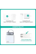 Apple 70w Şarj Cihazı 45W Adaptör Düzenleyici Kablo Koruyucu Kılıf MacBook A2743 -A1436 - Görsel 2