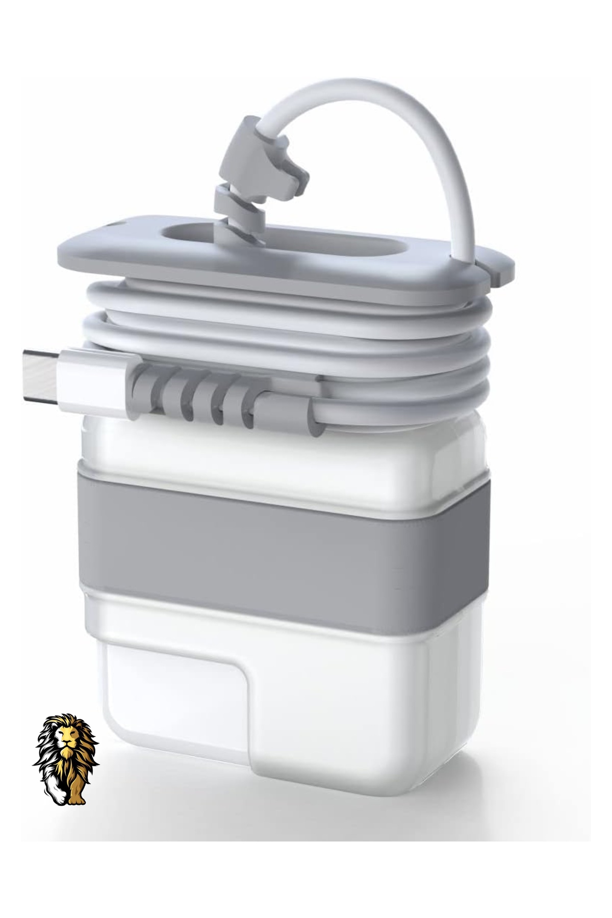 1_org_zoom Apple 30w 29w Şarj Cihazı Kılıfı Seyahat Kablosu Düzenleyici ipad 35W Çift USB-C Port Adaptörü - Görsel 1