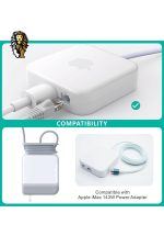 Apple Uyumlu İMac 143w Şarj Adaptörü için Seyahat Kablosu Düzenleyici ve Adaptör Koruyucu Kılıfı - Görsel 2