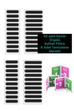 40 Adet Örgülü Filtre Tüm Telefon Marka Modellerine Hoparlör ve Mikrofon Koruyuculu Önleyici Filtre