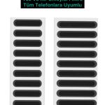 20 Adet Örgülü Filtre Android Ve Iphone Modellerine Hoparlör Ve Mikrofon Koruyuculu Önleyici Filtre