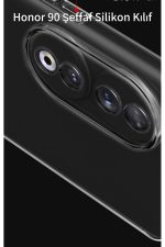 Honor 90 tpu Uyumlu Transparan Soft Silikon Kılıf Zamanla Boyası Geçmez ve Sararmaz - Görsel 5