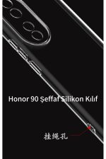 Honor 90 tpu Uyumlu Transparan Soft Silikon Kılıf Zamanla Boyası Geçmez ve Sararmaz - Görsel 6
