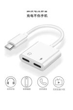 iphone 16Pro-16Promax çift type c girişli Birebir Aux Kulaklık Ve Şarj Çevirici Dönüştürücü Kablo - Görsel 3