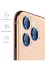 Iphone 12pro Uyumlu Arka Kamera Lens Koruma Cam 3 Yuvarlak Lazer Kesim Cam Yekpare 3 Parça Koruma - Görsel 2
