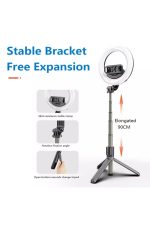 L07 Selfie Stick 360°derece Dönen+iring Tripod Bluetooth5.0 4in1 Selfiesitick+iring+şarj Pilli+renk - Görsel 2