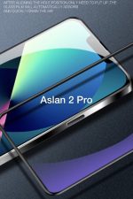 iphone 13ProMax-14Plus Aslan 2 Pro Ekran Koruyucu Kırılmaz CAM Kavisli Anti Static Çizilmez Cam - Görsel 2