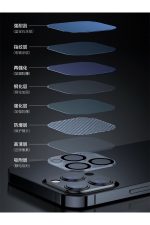 Iphone 14 Pro Uyumlu Kamera Lens Koruyucu Cam-akşam Karanlıkta Parlama Yapmaz - Hd Saydam Görünüş - Görsel 2