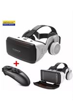 Vr Shınecon Sanal Gerçeklik Gözlüğü Kulaklıklı Kumandalı 3d Vr Filmler & Video Oyunları - Görsel 2