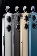 Iphone 12 Promax Uyumlu (6.68inç)Taşlı Kamera Lens Koruyucu 8d Hd Crystal Cam - Görsel 2