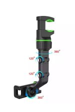 360 Robotik Kol Tasarımlı 11d Araç Içi Telefon Tutucu Koltuk Askısı Masa Tutucu Mengene -dikiz Ayna - Görsel 2