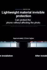Iphone 11 Kamera Lens Koruyucu Metal Plaka Hd 9d Kamerada Parlama Yapmaz Renk:siyah Çerçeveli - Görsel 2