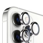 Iphone 12promax(6.7inç)Uyumlu Kamera Lens Koruyucu Çelik Halka Hd 9d Kırılmaz Cam