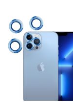Iphone 13 Pro Max Uyumlu Kamera Lens Koruyucu Çelik Halka Hd 9d Kırılmaz Cam