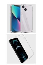 Iphone 13 Uyumlu Kamera Lens Korumalı Şeffaf Kılıf Ve Nano Flexible 9h Kırılmaz Cam Tam Kaplayan - Görsel 2