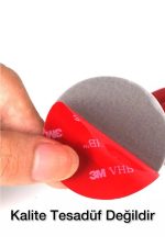 3m Vhb 5 Adet Yuvarlak Çift Taraflı Araç Içi Telefon Tutacağı Yapıştırma Bant Köpük Yapıştırıcı - Görsel 2