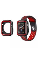 Apple Watch Se 6 5 4 3 2 (44mm) Esnek Nano Silikon Kılıf Çerçeveli Ekran Ve Gövde 360 180 Korumalı - Görsel 3