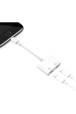 Iphone 11 12 Pro Max Mini Lightning 2in1 Şarj + Kulaklık Dönüştürücü 2 Taraf Lightning - Görsel 2