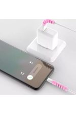 Sipiral Kablo Koruyucu Silikon Set 4'lü Paketli Cable Protector - Görsel 2