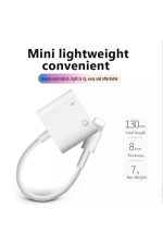Iphone 13 12 11 X 8 7plus Ipad Lightning Uyumlu Kulaklık Şarj Çevirici Dönüştürücü Çoğaltıcı Kablo - Görsel 2