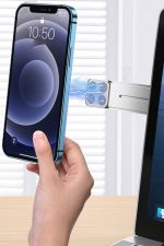 Teknoair Metal Ayarlı Laptop Ve Monitör Yanı Manyetik Telefon Tutucu Stand - Görsel 3