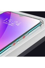 Xiaomi Redmi Note 8 Pro Airbagli Anti Shock Şeffaf Zırh Kılıf Note8pro Şeffaf Bombeli Köşeli - Görsel 4