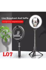 L07 Selfie Stick 360°derece Dönen+iring Tripod Bluetooth5.0 4in1 Selfiesitick+iring+şarj Pilli+renk - Görsel 3