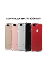 Zengin Çarşım Apple Iphone 7 Plus - 8 Plus Ultra Ince Şeffaf Airbag Anti Şok Silikon Kılıf - Şeffaf - Görsel 3