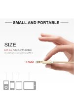 Ultra Profesyonel Aux Kablo 3.5 Mm Jak- Örgülü Kesintisiz Ses Yalıtımlı ( Karışık Renklerde) - Görsel 4